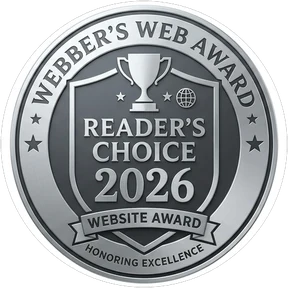 Webber's Web Award — Reader's Choice 2026
